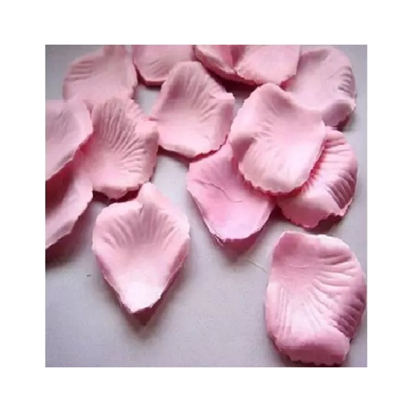 Petali Finti Rosa in stoffa in confezione da g 15 per decorazione ed addobbi