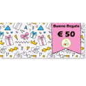 Buono Regalo del valore di 50€ utilizzabile tutto il catalogo Cakeitalia.it
