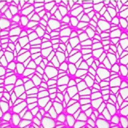 Confezione da 20 veli in Polycotton fucsia di forma quadrati di 24x24 cm