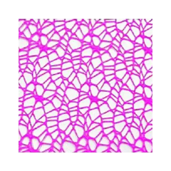 Confezione da 20 veli in Polycotton fucsia di forma quadrati di 24x24 cm