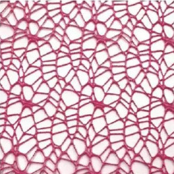 Confezione da 20 veli in Polycotton rosa di forma quadrati di 24x24 cm