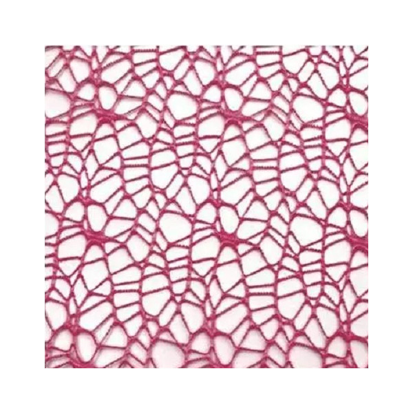 Confezione da 20 veli in Polycotton rosa di forma quadrati di 24x24 cm