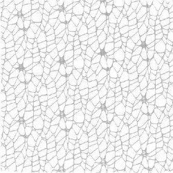 Confezione da 20 veli in Polycotton grigio di forma quadrata di 24x24 cm