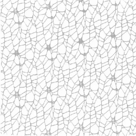 Confezione da 20 veli in Polycotton grigio di forma quadrata di 24x24 cm Confezione da 20 veli in Polycotton grigio di forma quadrata di 24x24 cm