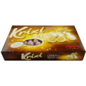 Krixi rosa Crispo 900 g: confetti rosa tondi con croccanti cereali ricoperti di cioccolato bianco