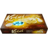 Krixi celeste Crispo 900 g: confetti celesti tondi con croccanti cereali ricoperti di cioccolato bianco Krixi celeste Crispo 900 g: confetti celesti tondi con croccanti cereali ricoperti di cioccolato bianco