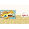 Krixi celeste Crispo 900 g: confetti celesti tondi con croccanti cereali ricoperti di cioccolato bianco Krixi celeste Crispo 900 g: confetti celesti tondi con croccanti cereali ricoperti di cioccolato bianco