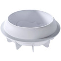 Splash 1320 Silikomart: stampo in silicone bianco per torte di ø17xh7,7 cm con separatore