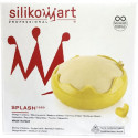 Splash 1320 Silikomart: stampo in silicone bianco per torte di ø17xh7,7 cm con separatore