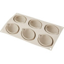 Delizia al Limone Silikomart stampo silicone 6 monoporzioni 8,5x5,9xh4,2 cm