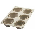 Delizia al Limone Silikomart stampo silicone 6 monoporzioni 8,5x5,9xh4,2 cm
