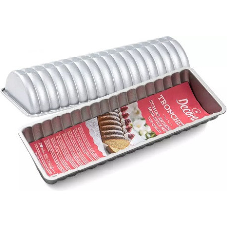 Stampo Tronchetto o Forma Gazzella in acciaio antiaderente da 31x12xh5 cm da Decora