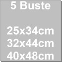 Da 25 a 40 cm 5 sacchetti per dolci buste cast trasparenti per alimenti da Decora