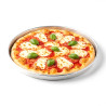 Ruoto per pizza in alluminio da ø28 a ø32 cm ed h2,5 cm: teglia tonda bassa per pizza in alluminio puro Ruoto per pizza in alluminio da ø28 a ø32 cm ed h2,5 cm: teglia tonda bassa per pizza in alluminio puro