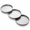 Da ø28 a ø32 cm ruoto per pizza in alluminio h2,5 cm Da ø28 a ø32 cm ruoto per pizza in alluminio h2,5 cm