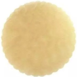 Velo Tulle Orlato Oro in confezione da 50 veli di diametro 24 cm