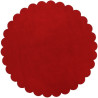Velo Tulle Orlato Oro in confezione da 50 veli di diametro 24 cm