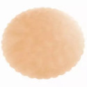 Velo Tulle Orlato Cipria in confezione da 50 veli di diametro 24 cm
