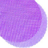 50 Veli Tulle Orlato color Lilla diametro 24 cm con piccoli pois bianchi