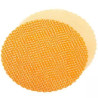 50 Veli Tulle Orlato color Arancione diametro 24 cm con piccoli pois bianchi