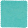 Velo Tulle Orlato Quadrato Tiffany in confezione da 50 veli da 24x24 cm