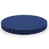 Velo in TNT Orlato Tondo Blu in confezione da 50 veli di diametro 24 cm Velo in TNT Orlato Tondo Blu in confezione da 50 veli di diametro 24 cm