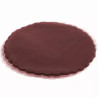 Velo in TNT Orlato Tondo Bordeaux in confezione da 50 veli di diametro 24 cm