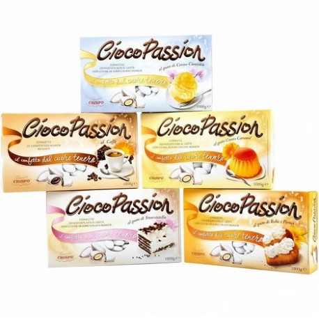 Kit offerta 5 Kg confetti Ciocopassion Crispo: risparmia e scegli fino a 5 gusti