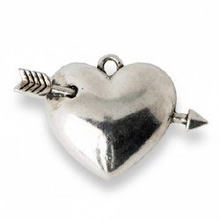 Ciondolo in Zama Cuore Cupido