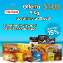 Kit offerta 5 Kg di confetti Snob Crispo, ideale per confettata