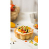 Design Tart crostata tondo mini Decora con fondo mobile in metallo antiaderente ø8xh3 cm