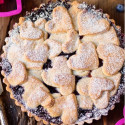 Stampo per crostata tonda con fondo mobile in acciaio antiaderente da Decora