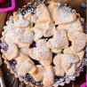 Stampo per crostata tonda con fondo mobile in acciaio antiaderente da Decora