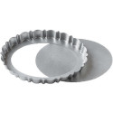 Forma Crostata Ovale con Fondo Mobile 29x20xh3 cm in metallo antiaderente di alta qualità da Decora