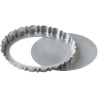 Forma Crostata Ovale con Fondo Mobile 29x20xh3 cm in metallo antiaderente di alta qualità da Decora