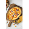 Forma Crostata Ovale con Fondo Mobile 29x20xh3 cm in metallo antiaderente di alta qualità da Decora