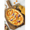 Forma Crostata Ovale con Fondo Mobile 29x20xh3 cm in metallo antiaderente di alta qualità da Decora
