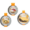 Da ø20 a ø30 cm Design Tart crostata tonda Decora con fondo mobile in metallo antiaderente