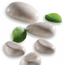 Stampo Silikomart Zen 100/300 ml con Cutter – Per Semifreddi e Dolci 3D a Forma di Pietra Levigata