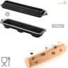 Rome 525 Silikomart: stampo in T-Plus+ a forma di cilindro oblungato o sfilatino 23x5,5xh5 cm