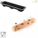 Rome 525 Silikomart: stampo in T-Plus+ a forma di cilindro oblungo o sfilatino 23x5,5xh5 cm