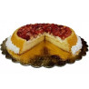 Da ø24 a ø32 cm  ruoto furbo in alluminio per crostata tonda h4 cm da Liotti Linea F