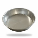 Set 10 Stampi da forno in alluminio Formina Liscia Tartelletta o mini pastiera di ø8xh2 cm
