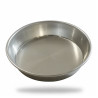 Set 10 Stampi da forno in alluminio Formina Liscia Tartelletta o mini pastiera di ø8xh2 cm
