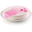 Perla 24 Silikomart: stampo in silicone per torta a disco di diametro 24 x h 4 cm