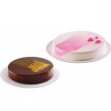 ø20 o ø24 cm Perla Silikomart stampo silicone per torta a disco alta 4 cm