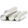 Stampi cannoli a tubo Decora in acciaio inox ø2xh12 cm confezione da 8 formine cannoli normali