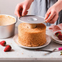 Tortiera chiffon cake di ø17,5 o ø25 cm da Decora: stampo per cottura in alluminio anodizzato
