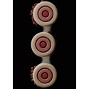 Mini Color Silikomart: stampo in Silicone per 6 monoporzioni tonde con effetto tridimensionale ø7,3xh3 cm