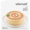 Color Silikomart: stampo in silicone grigio per torte ø20xh5 cm con effetto 3D